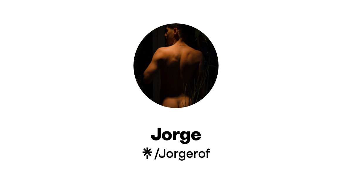 Jorgerof - Find @Jorgerof Onlyfans - Linktree