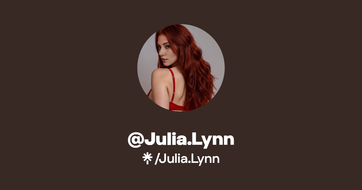 @Julia.Lynn | Linktree
