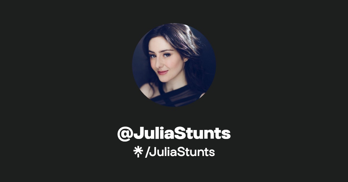 JuliaStunts | Instagram, TikTok, Twitch | Linktree
