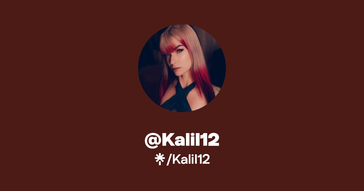 KaliI12 - Find @KaliI12 Onlyfans - Linktree