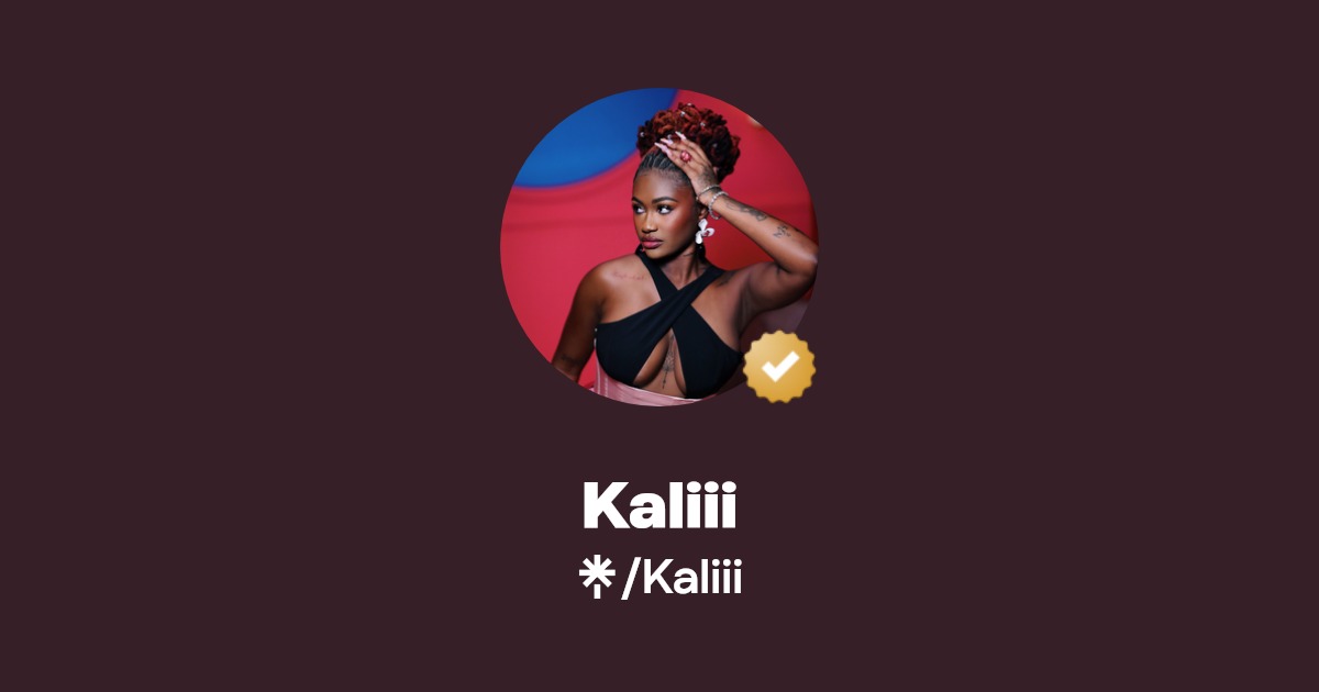 Kaliii | Linktree