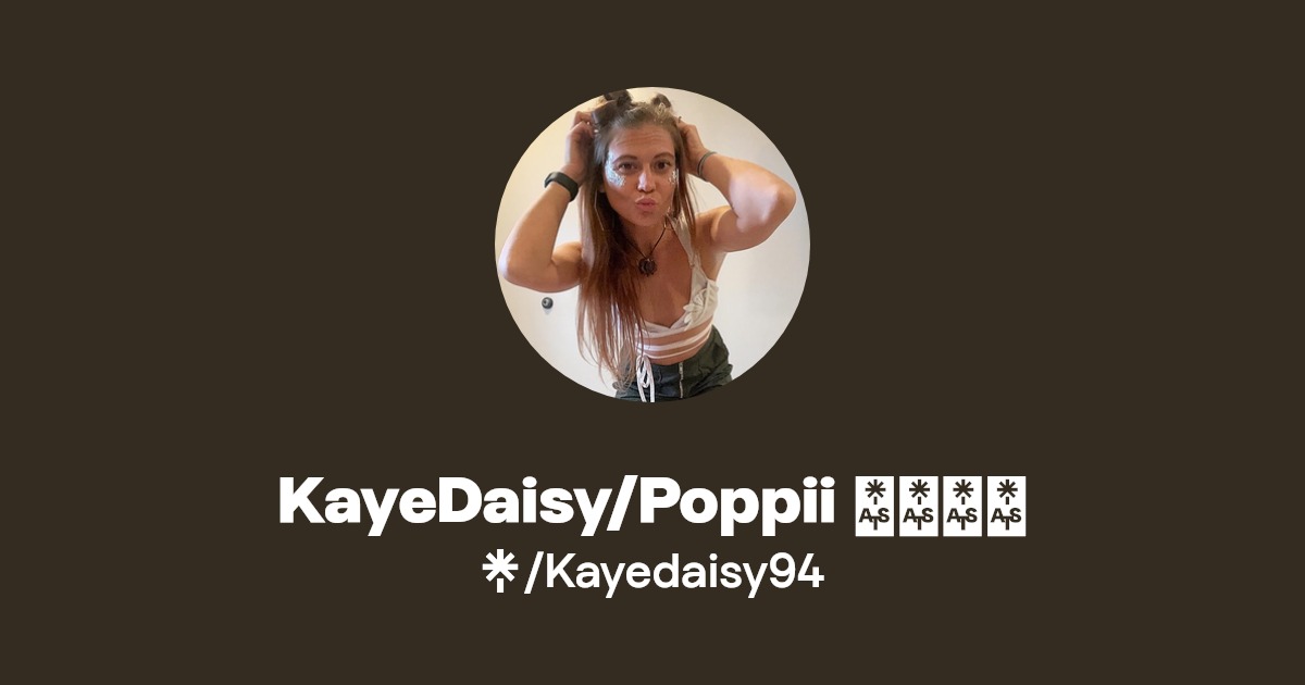 KayeDaisy/Poppii 🌻🪴🖤 - Find KayeDaisy/Poppii 🌻🪴🖤 Onlyfans - Linktree