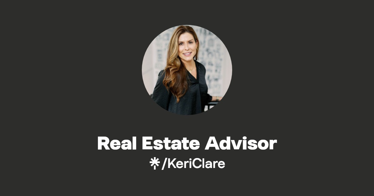 Real Estate Advisor Instagram, Facebook Linktree