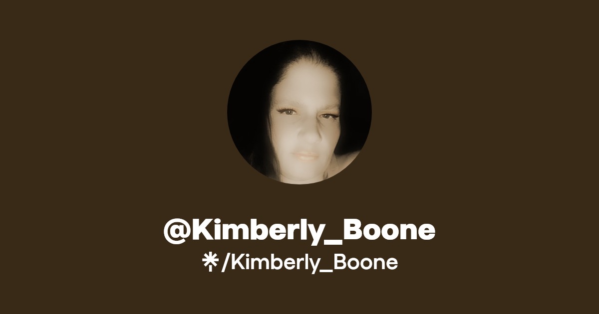 Kimberly_Boone Facebook Linktree