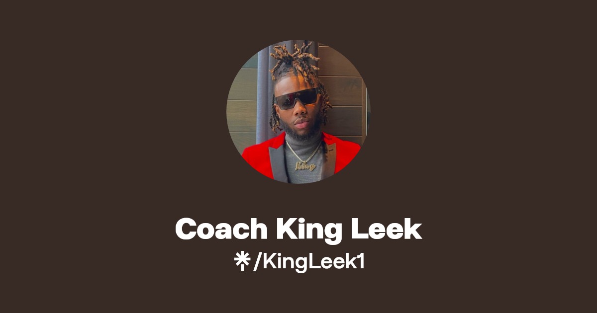 Coach King Leek Linktree