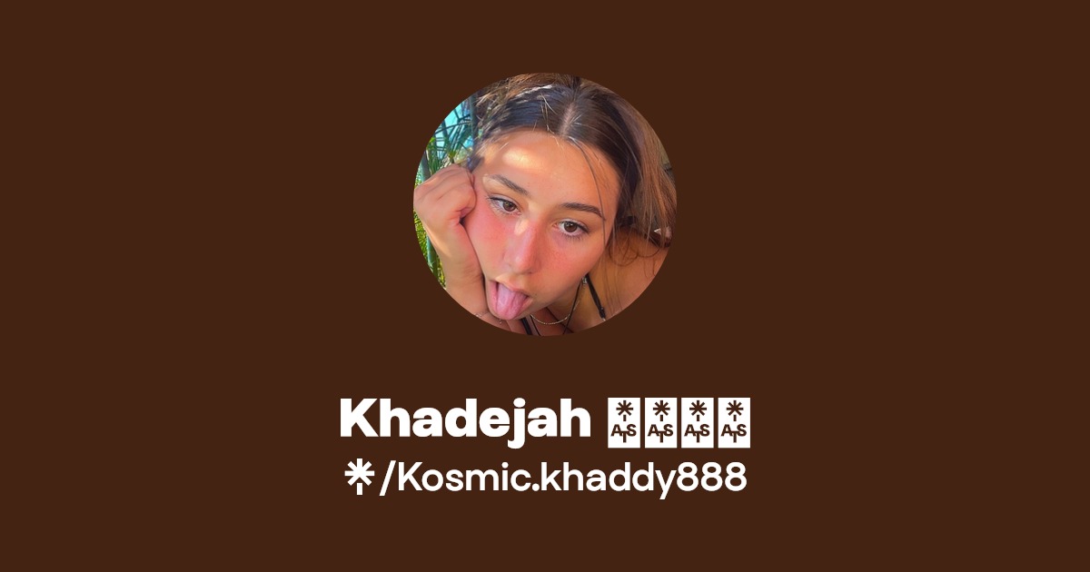 Khadejah 🧚🏼‍♀️🌺 - Find Khadejah 🧚🏼‍♀️🌺 Onlyfans - Linktree
