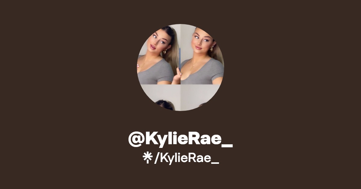 KylieRae_ - Listen on Apple Music - Linktree