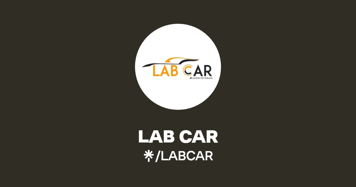 LAB CAR Instagram, Facebook Linktree