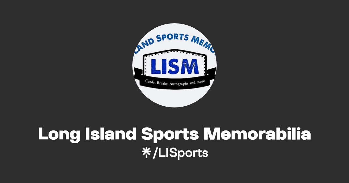 Long Island Sports Memorabilia Instagram, Facebook Linktree