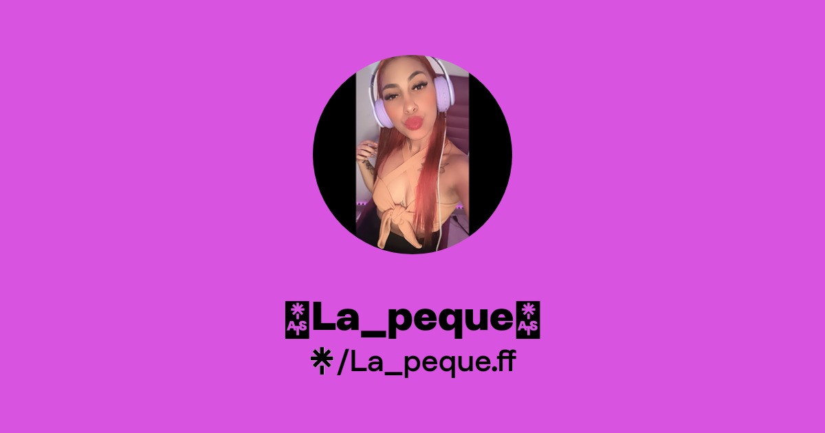 🧡La_peque💜 | Instagram, TikTok | Linktree