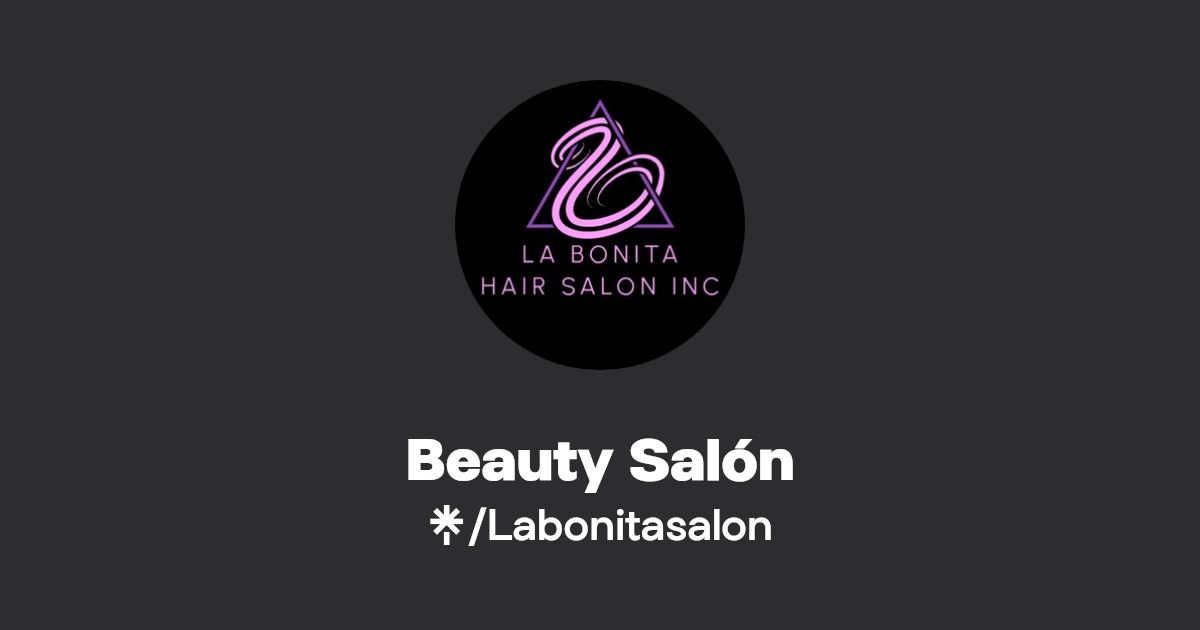 Beauty Salón Instagram, Facebook Linktree