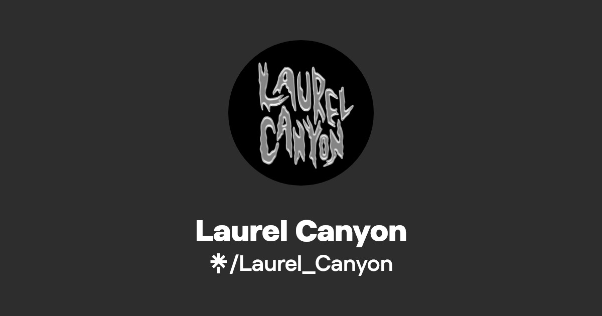 Laurel Canyon Instagram, Facebook Linktree