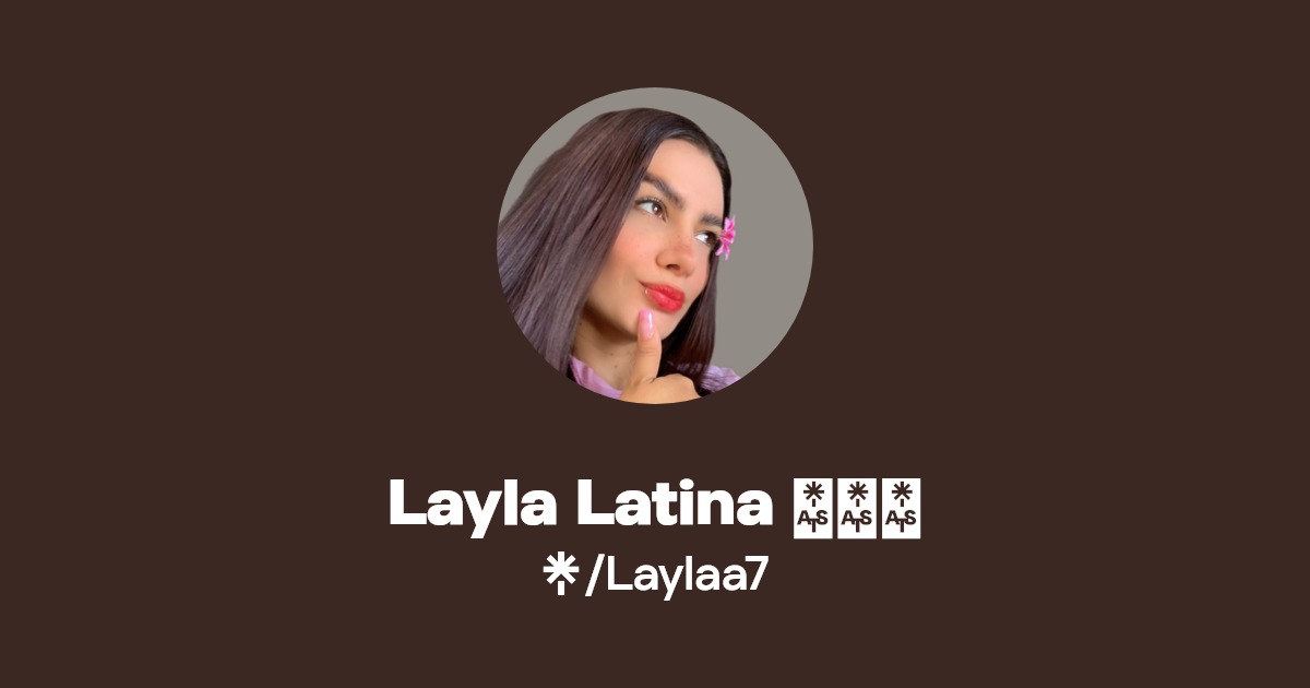 Layla Latina 💕🇨🇴 - Find Layla Latina 💕🇨🇴 Onlyfans - Linktree