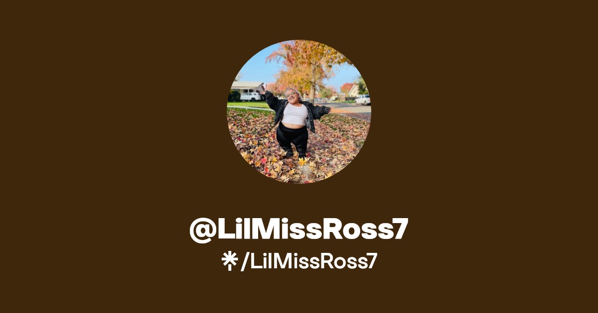 LilMissRoss7 - Find @LilMissRoss7 Onlyfans - Linktree