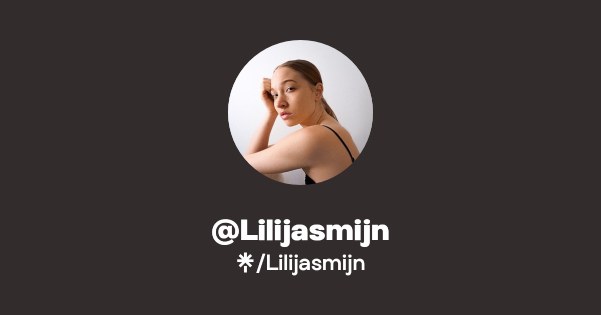 Lilijasmijn - Find @Lilijasmijn Onlyfans - Linktree