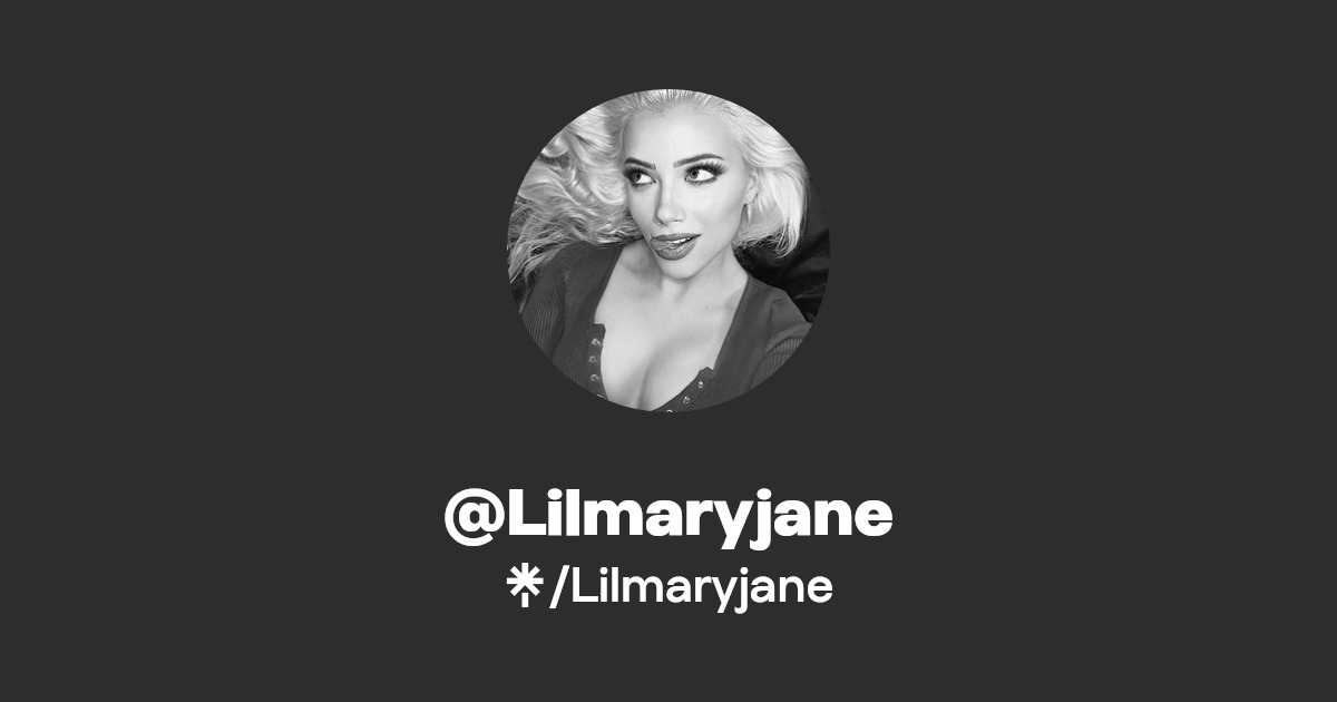 Lilmaryjane - Find @Lilmaryjane Onlyfans - Linktree