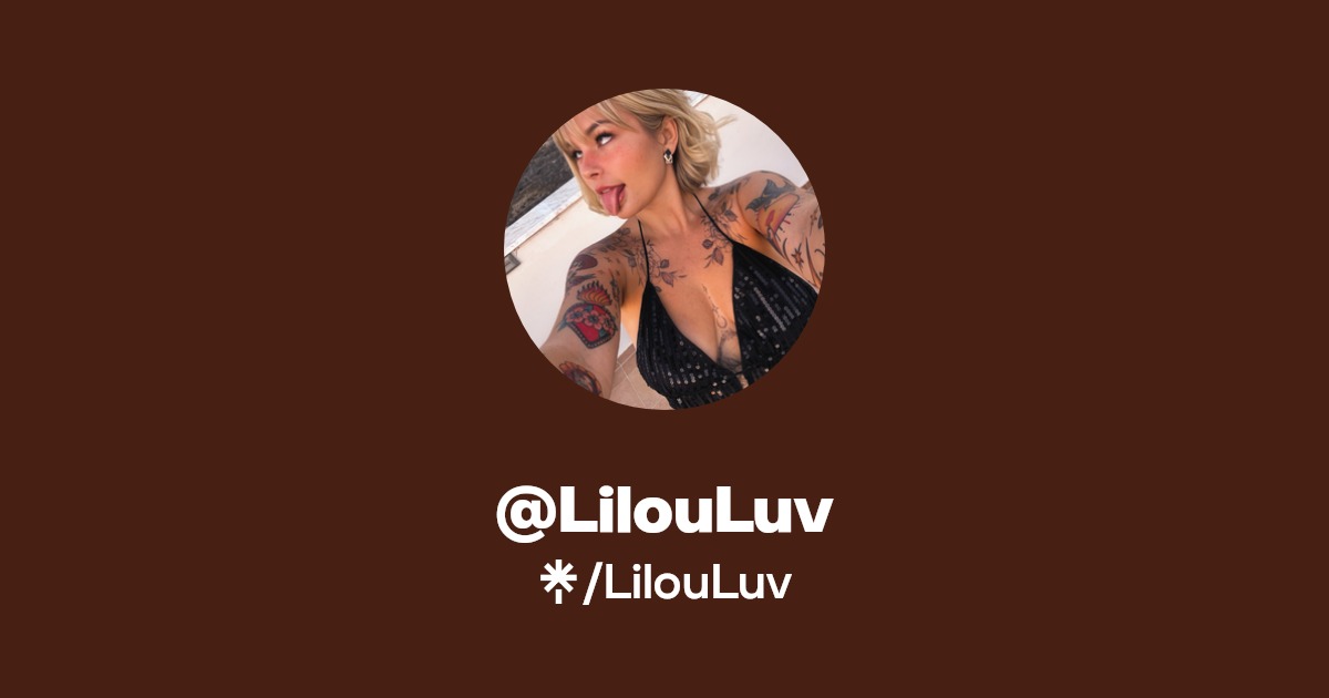 LilouLuv - Find @LilouLuv Onlyfans - Linktree