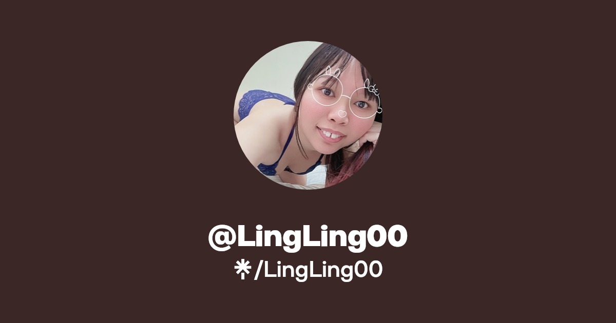 LingLing00 - Find @LingLing00 Onlyfans - Linktree