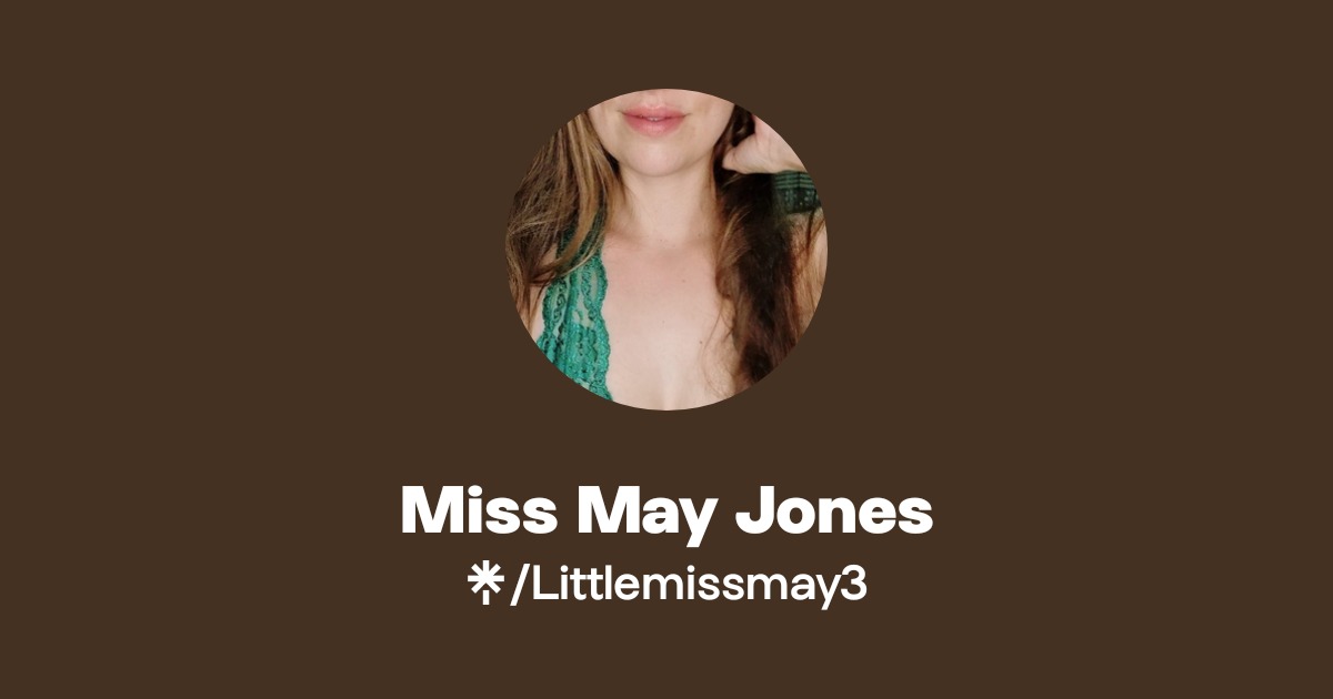 Miss May Jones - Find Miss May Jones Onlyfans - Linktree