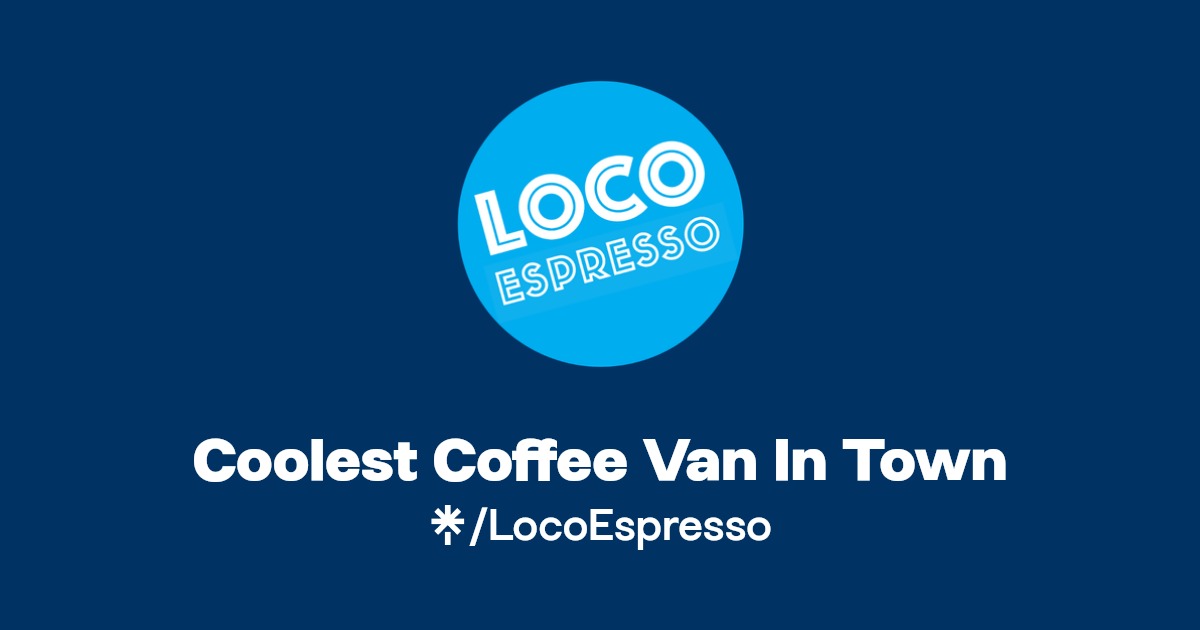 Coolest Coffee Van In Town Instagram, Facebook Linktree
