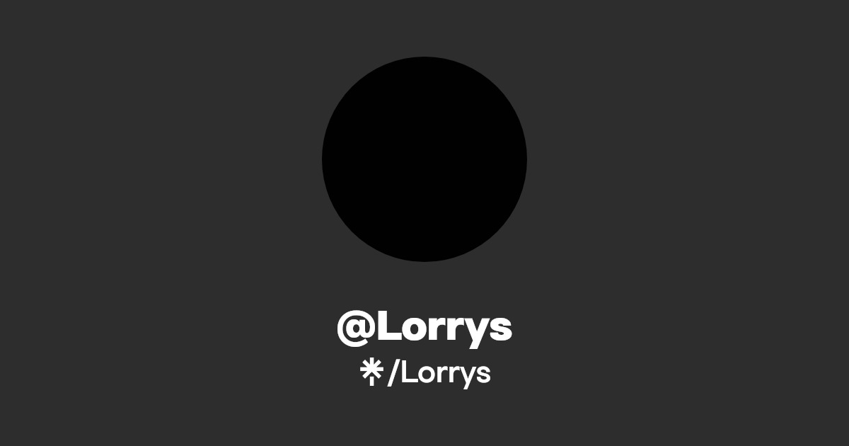 Lorrys - Find @Lorrys Onlyfans - Linktree