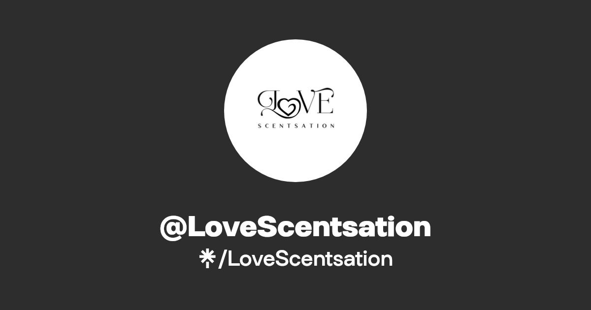 LoveScentsation Instagram, TikTok Linktree