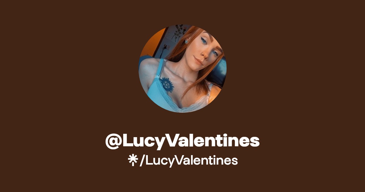 LucyValentines - Find @LucyValentines Onlyfans - Linktree