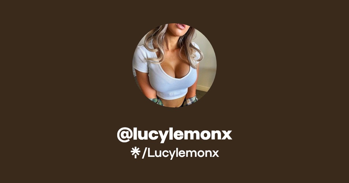 @lucylemonx - Find @lucylemonx Onlyfans - Linktree
