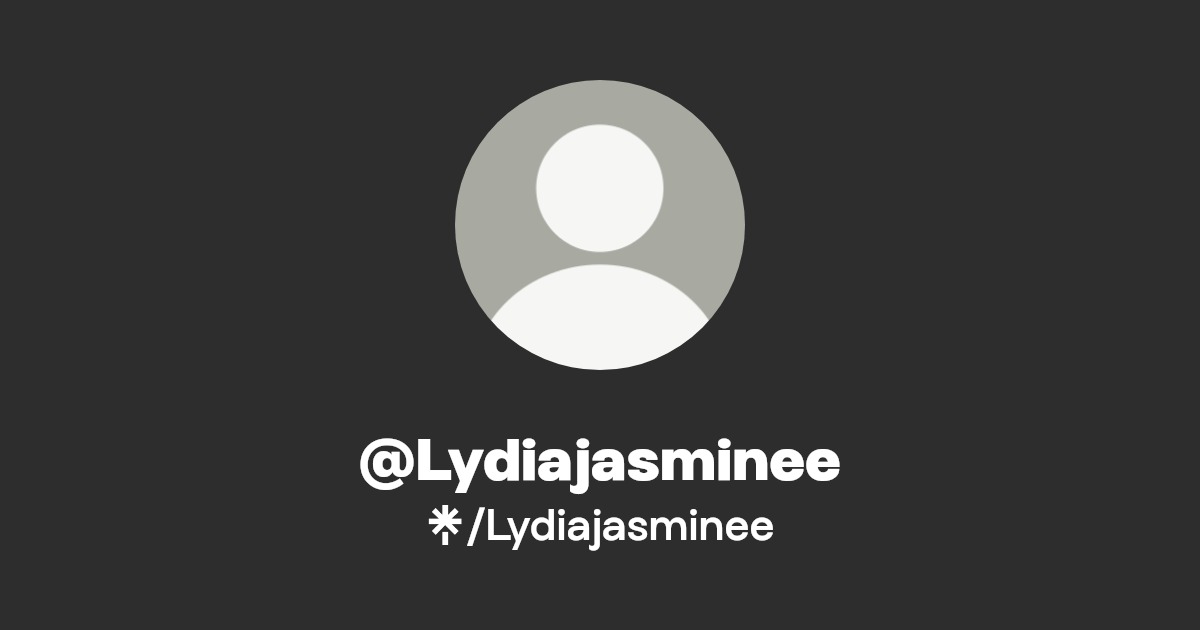 Lydiajasminee - Find @Lydiajasminee Onlyfans - Linktree