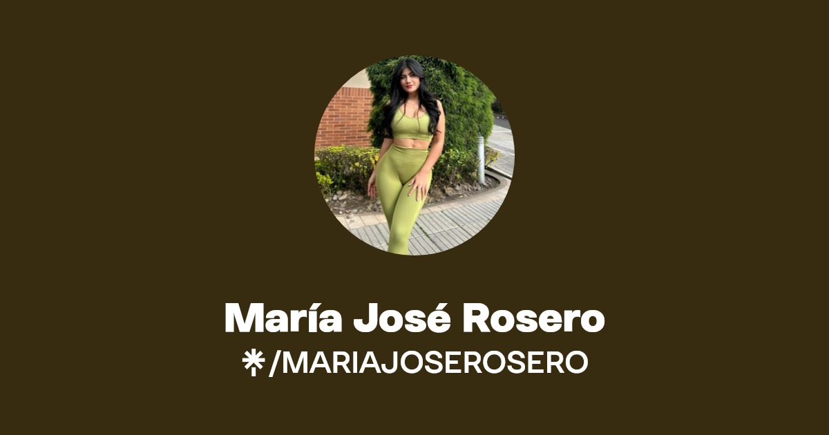 María José Rosero - Find María José Rosero Onlyfans - Linktree