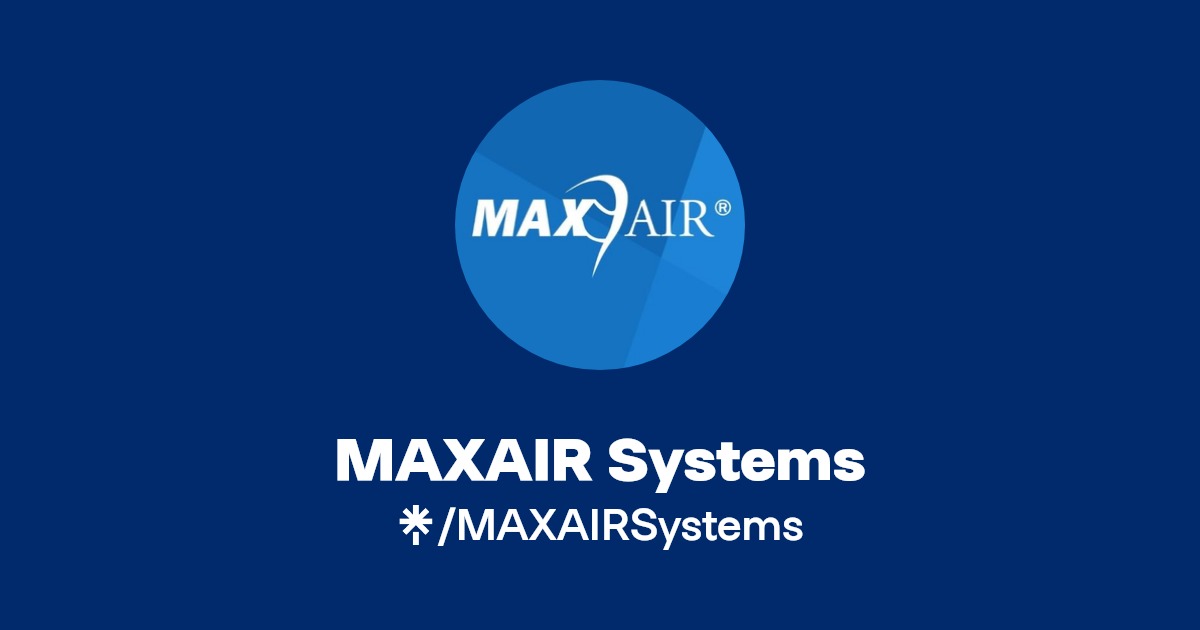 MAXAIR Systems Instagram, Facebook Linktree