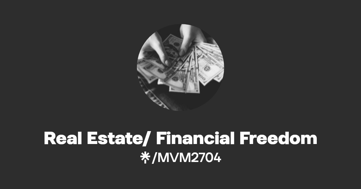 Real Estate/ Financial Freedom Linktree