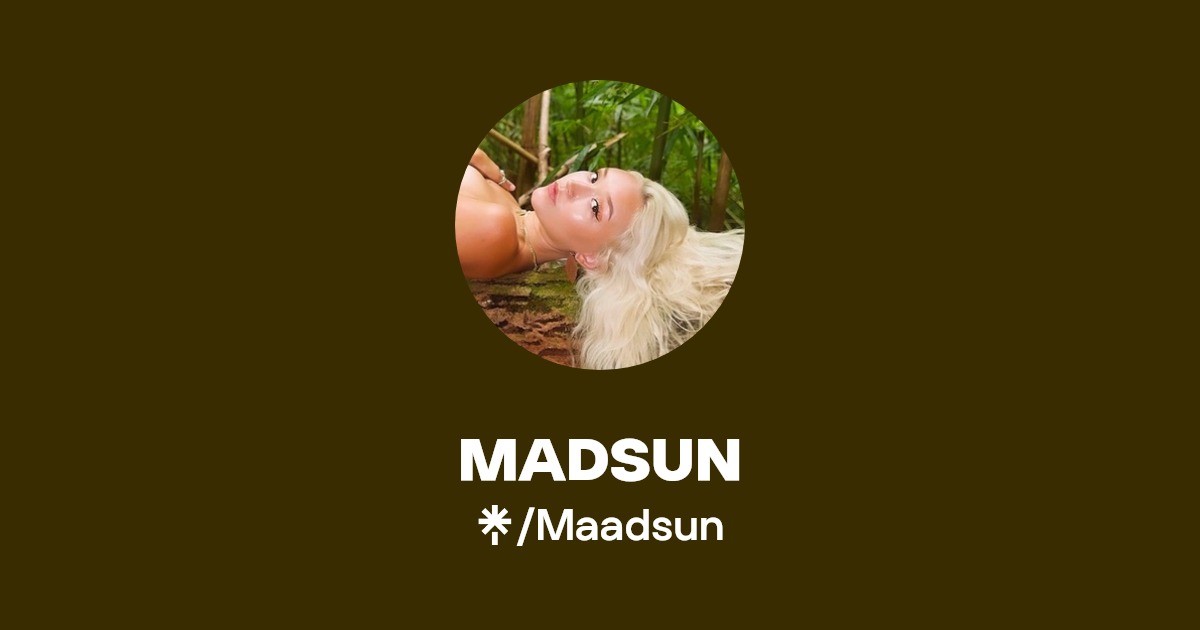 MADSUN | TikTok | Linktree