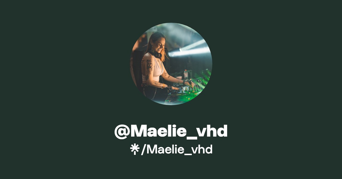 Maelie_vhd | Instagram, TikTok | Linktree