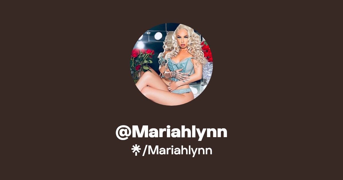Mariahlynn - Find @Mariahlynn Onlyfans - Linktree