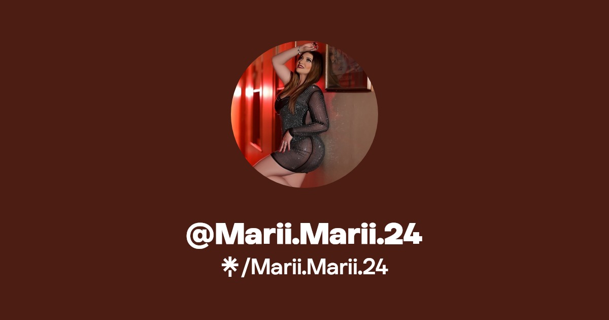 Marii.Marii.24 - Find @Marii.Marii.24 Onlyfans - Linktree