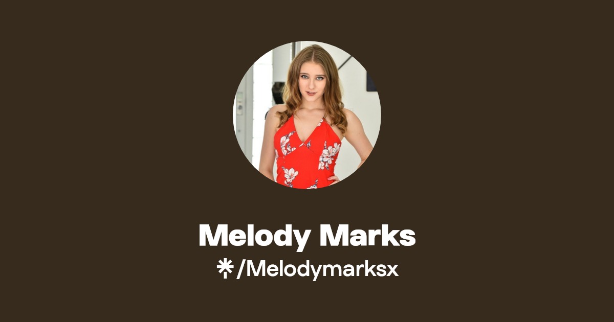 Melody Marks Twitter, Instagram Linktree(09)