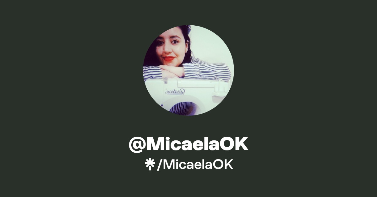 MicaelaOK | TikTok | Linktree