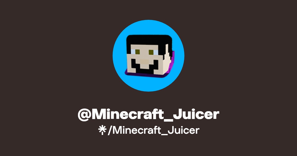 Minecraft_Juicer's link in bio Linktree