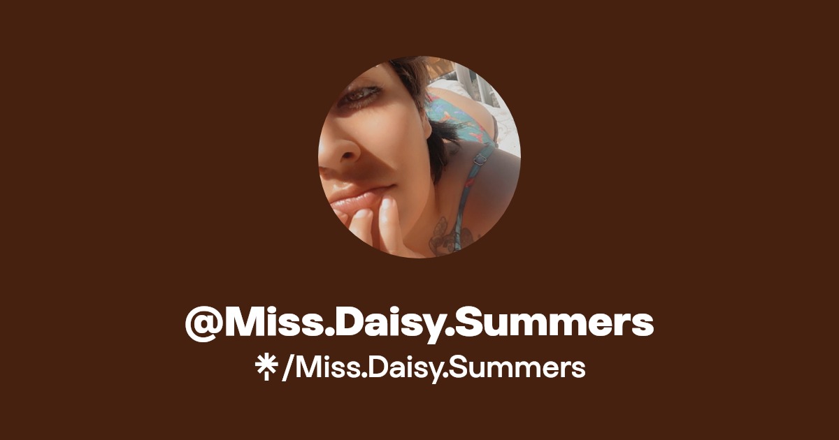 Miss.Daisy.Summers - Find @Miss.Daisy.Summers Onlyfans - Linktree