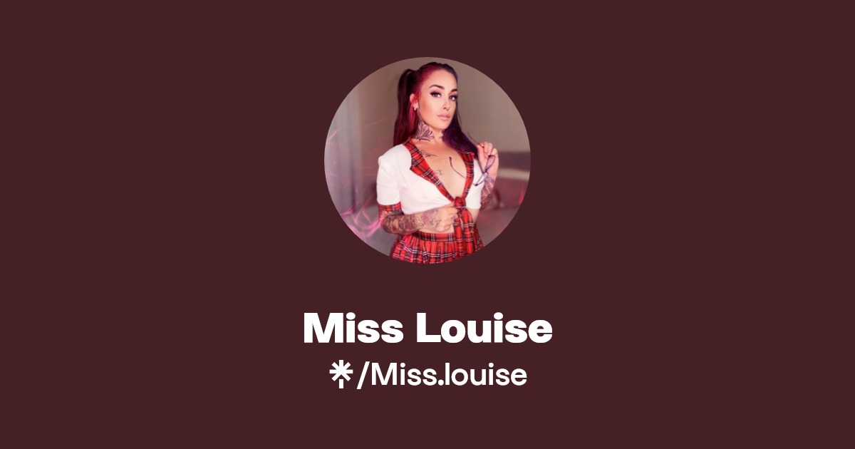 Miss Louise - Find Miss Louise Onlyfans - Linktree