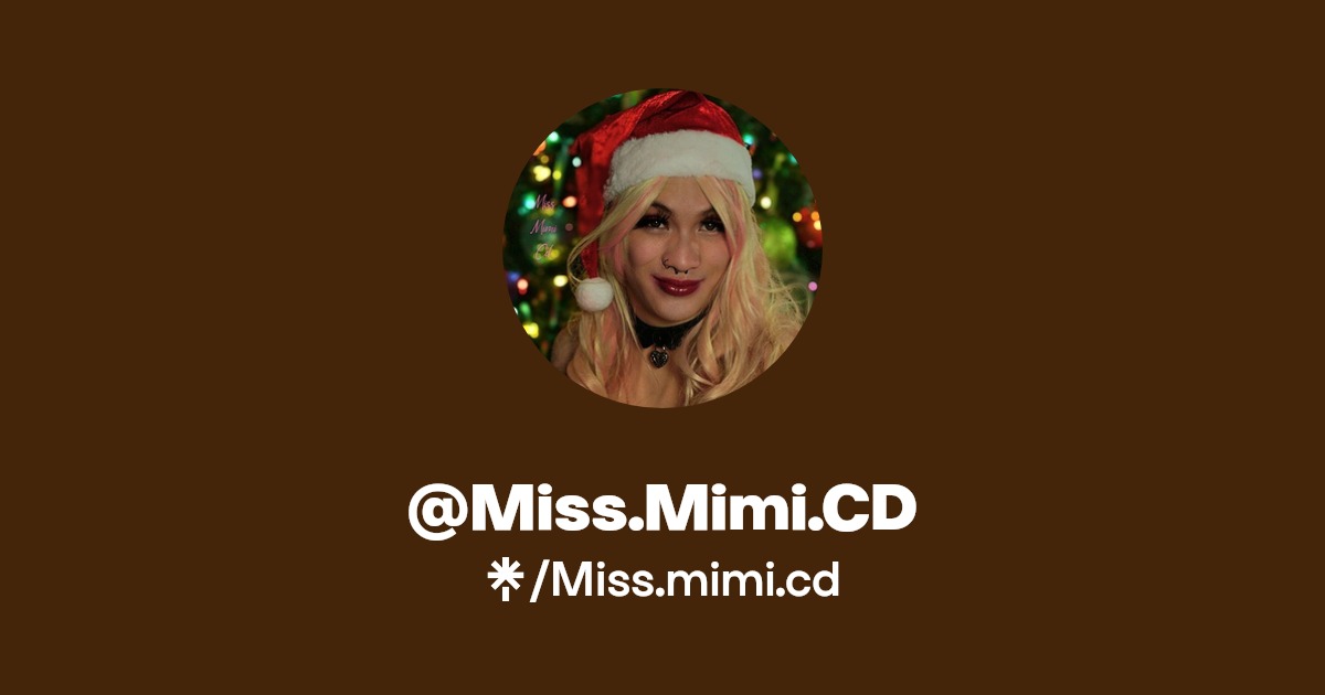 @Miss.Mimi.CD - Find @Miss.Mimi.CD Onlyfans - Linktree