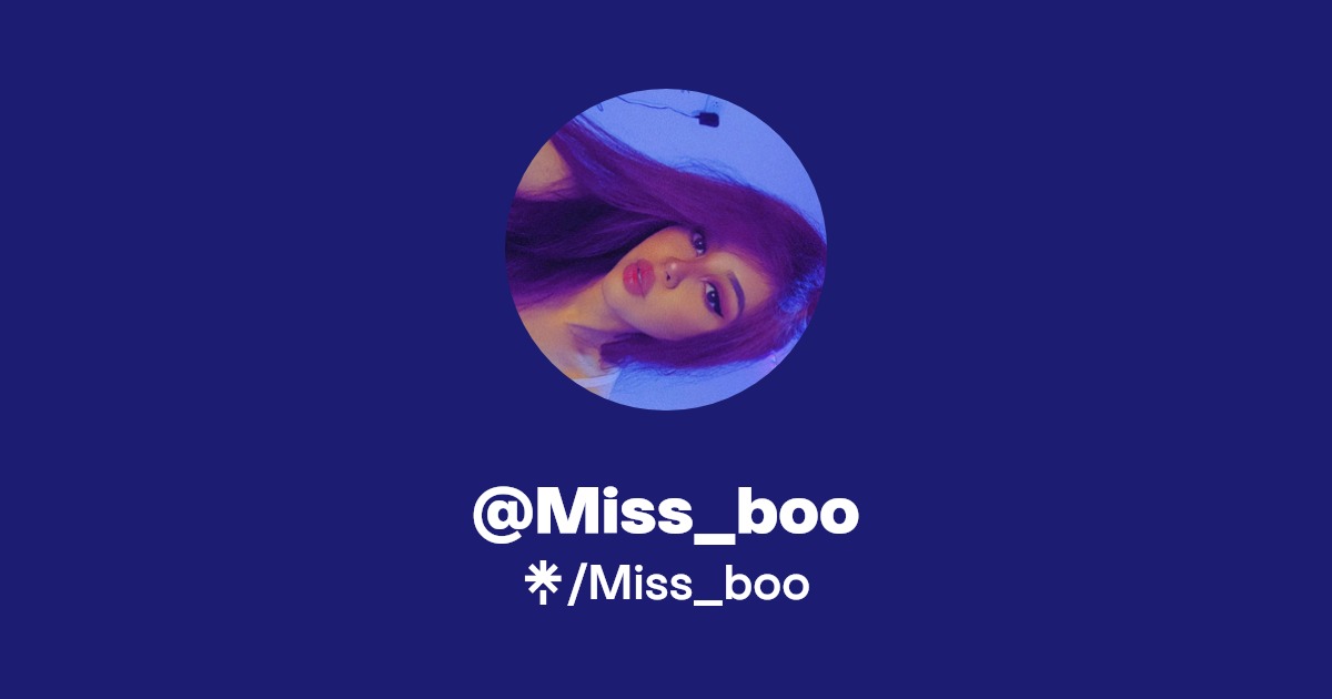 Miss_boo - Find @Miss_boo Onlyfans - Linktree