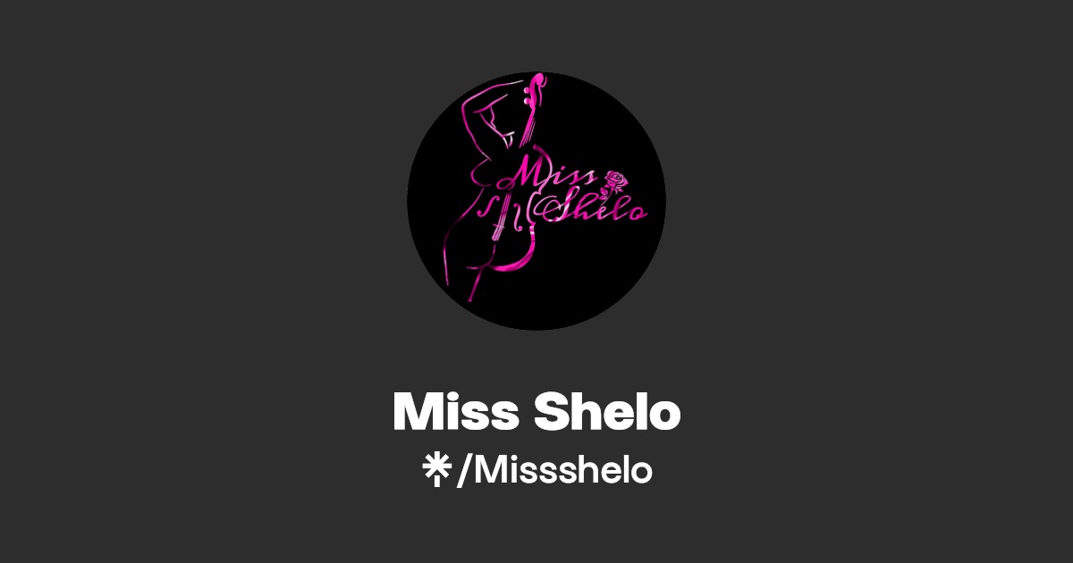 Miss Shelo - Find Miss Shelo Onlyfans - Linktree