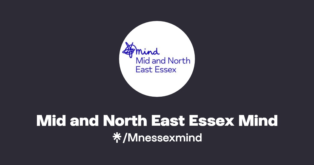 Mid and North East Essex Mind Twitter, Instagram Linktree