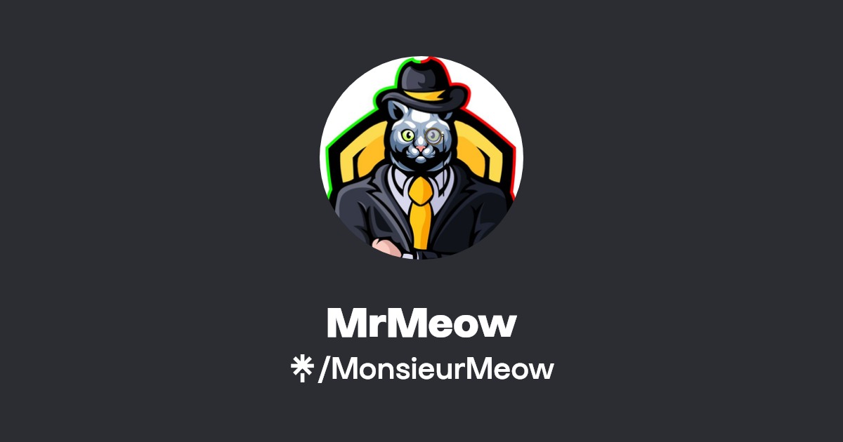 MrMeow | Instagram, TikTok, Twitch | Linktree