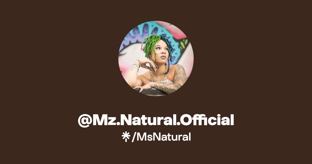@Mz.Natural.Official - Find @Mz.Natural.Official Onlyfans - Linktree
