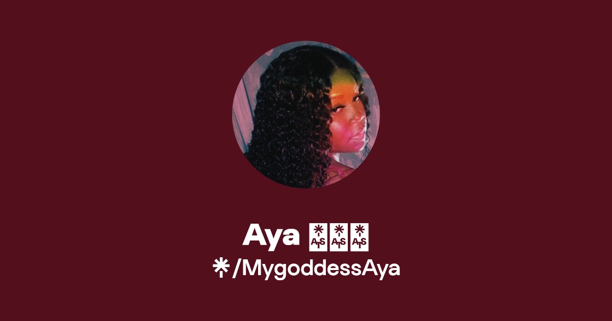 Aya 🧚🏾‍♀️ - Find Aya 🧚🏾‍♀️ Onlyfans - Linktree