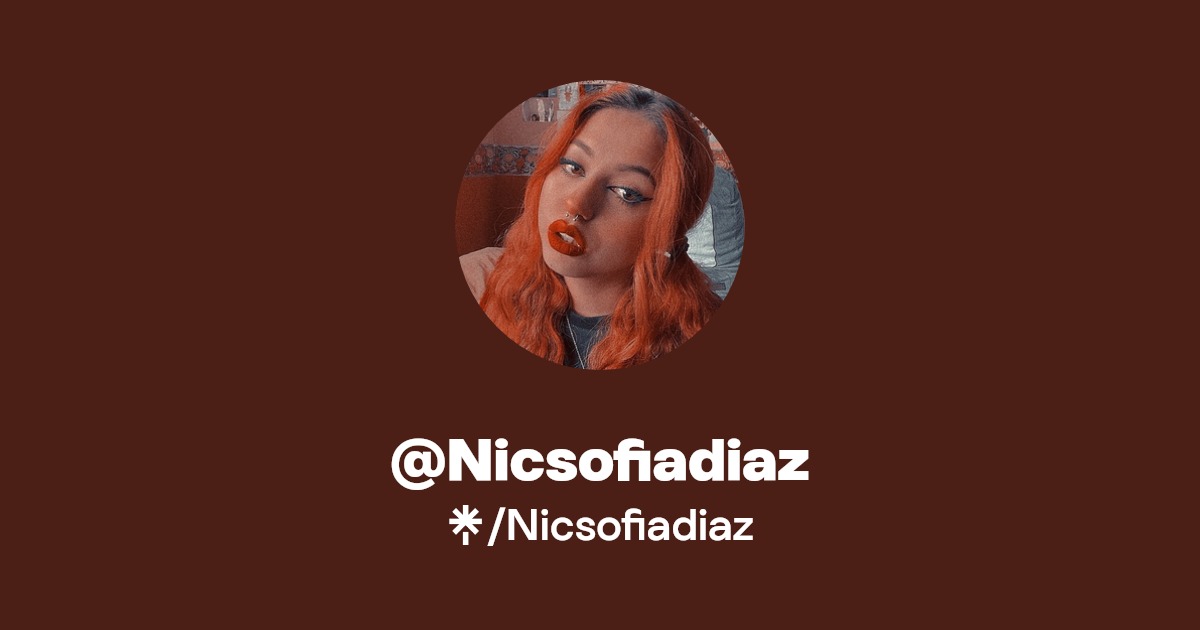 Nicsofiadiaz - Find @Nicsofiadiaz Onlyfans - Linktree