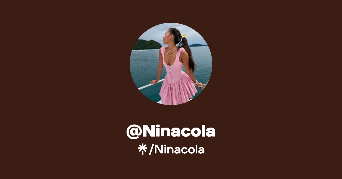 Ninacola - Find @Ninacola Onlyfans - Linktree